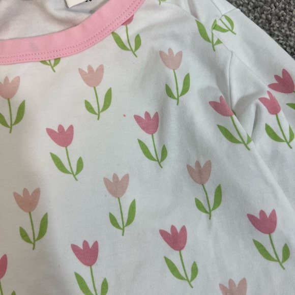 Magnolia Baby Classic Long tulips Pajamas size 8 - Picture 3 of 10
